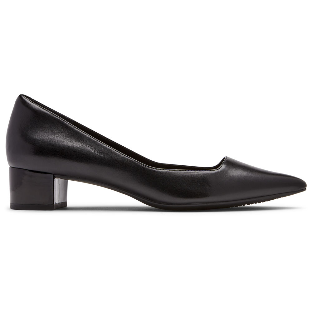 Rockport Womens Heels Black - Total Motion Gracie - UK 318-FISVEP